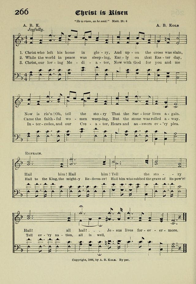 Church and Sunday School Hymnal with Supplement: a Collection of Hymns and Sacred Songs ... [with Deutscher Anhang] page 190