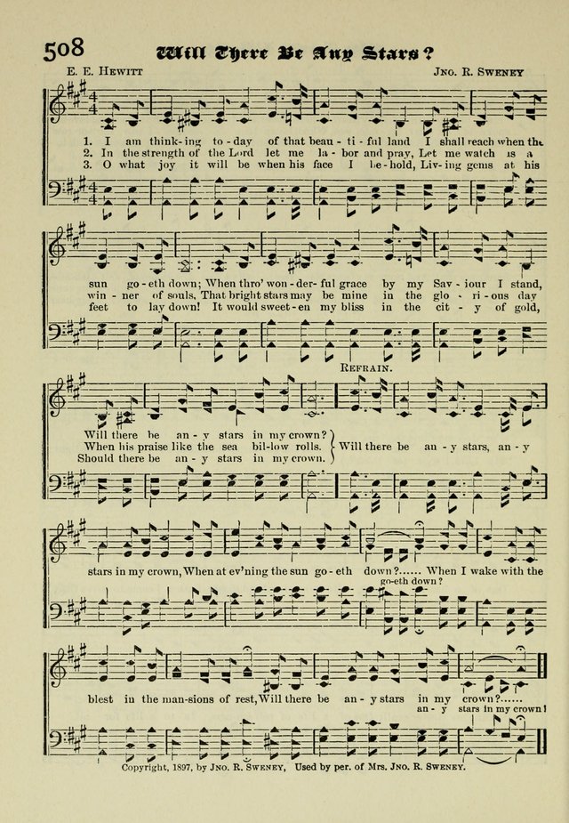 Church and Sunday School Hymnal with Supplement: a Collection of Hymns and Sacred Songs ... [with Deutscher Anhang] page 384