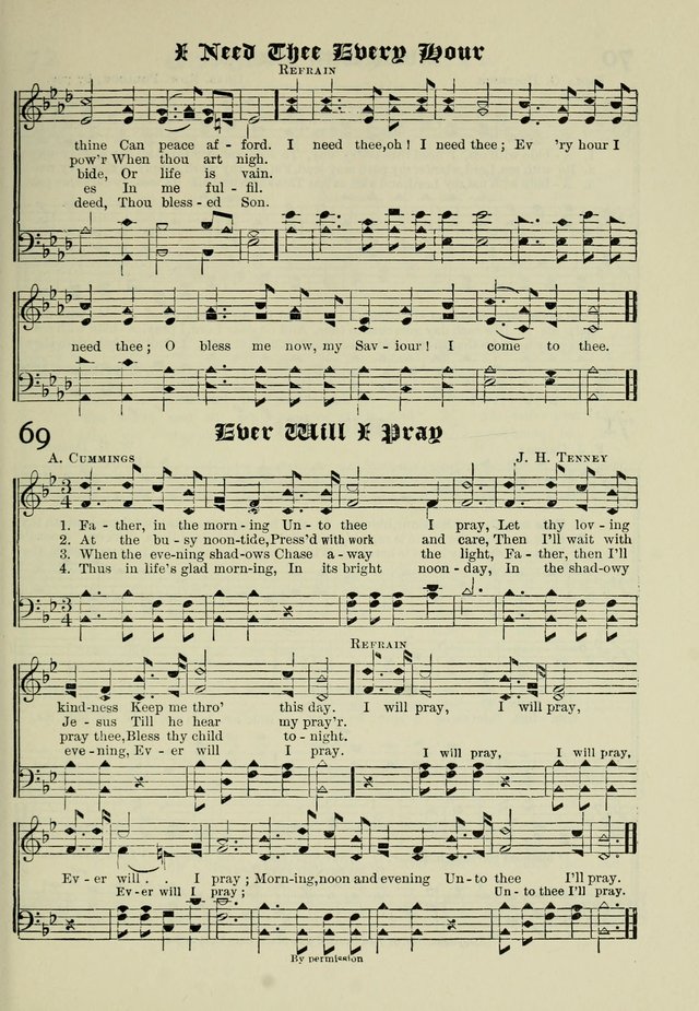 Church and Sunday School Hymnal with Supplement: a Collection of Hymns and Sacred Songs ... [with Deutscher Anhang] page 39