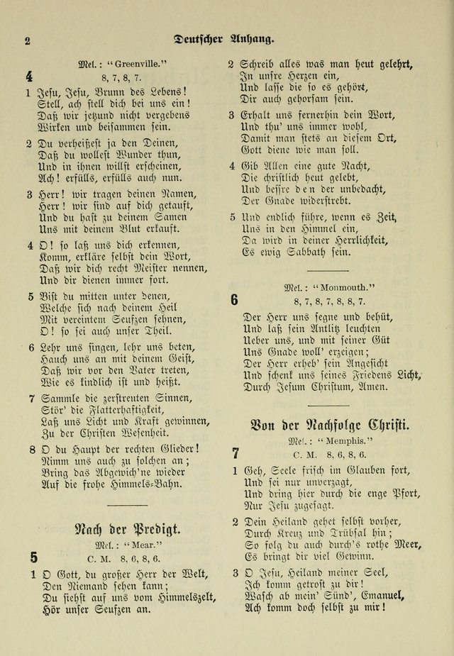 Church and Sunday School Hymnal with Supplement: a Collection of Hymns and Sacred Songs ... [with Deutscher Anhang] page 414
