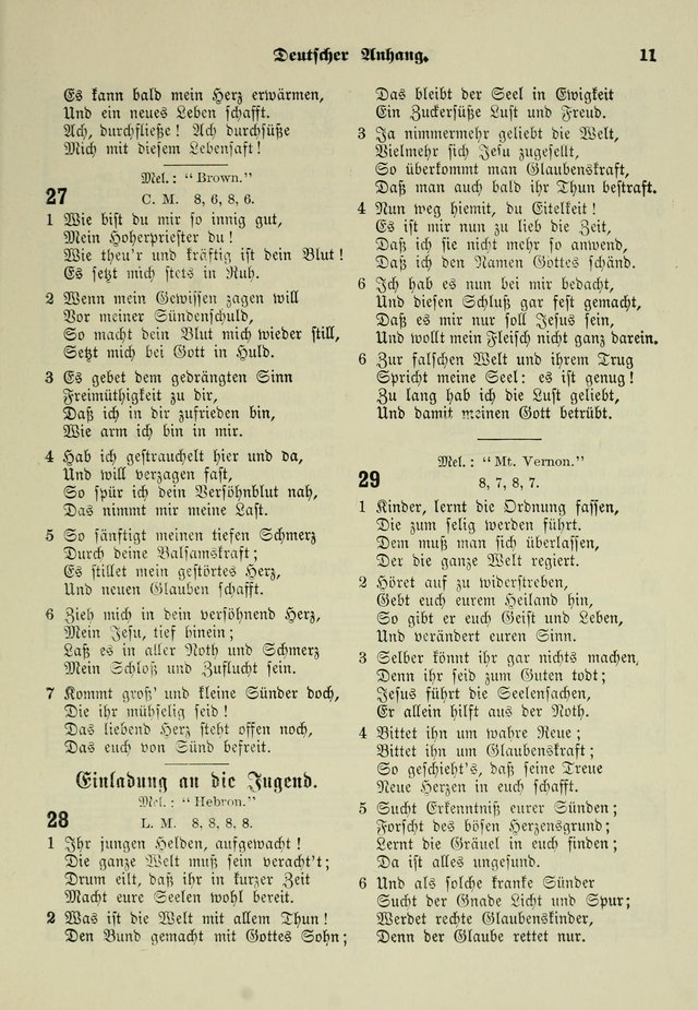 Church and Sunday School Hymnal with Supplement: a Collection of Hymns and Sacred Songs ... [with Deutscher Anhang] page 423