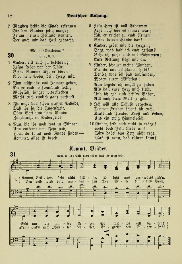 Church and Sunday School Hymnal with Supplement: a Collection of Hymns and Sacred Songs ... [with Deutscher Anhang] page 424