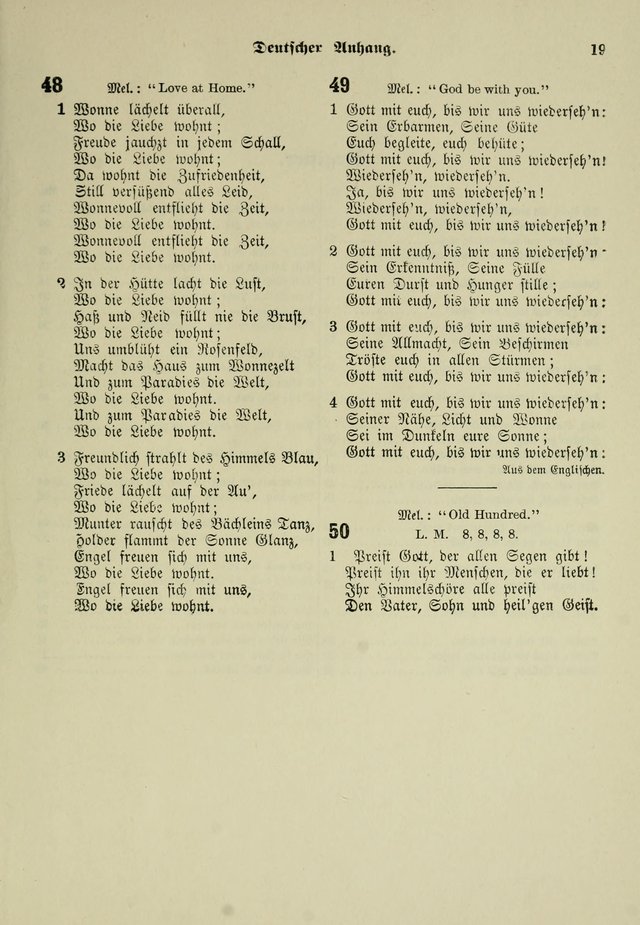 Church and Sunday School Hymnal with Supplement: a Collection of Hymns and Sacred Songs ... [with Deutscher Anhang] page 431