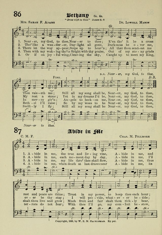 Church and Sunday School Hymnal with Supplement: a Collection of Hymns and Sacred Songs ... [with Deutscher Anhang] page 50