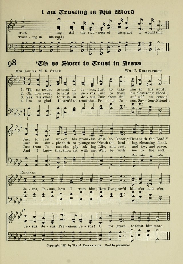 Church and Sunday School Hymnal with Supplement: a Collection of Hymns and Sacred Songs ... [with Deutscher Anhang] page 61