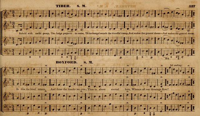 The Choir: or, Union collection of church music. Consisting of a great variety of psalm and hymn tunes, anthems, &c. original and selected. Including many beautiful subjects from the works.. (2nd ed.) page 157