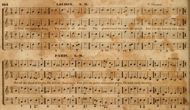 The Choir: or, Union collection of church music. Consisting of a great variety of psalm and hymn tunes, anthems, &c. original and selected. Including many beautiful subjects from the works.. (2nd ed.) page 164