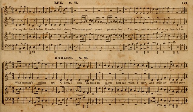 The Choir: or, Union collection of church music. Consisting of a great variety of psalm and hymn tunes, anthems, &c. original and selected. Including many beautiful subjects from the works.. (2nd ed.) page 171