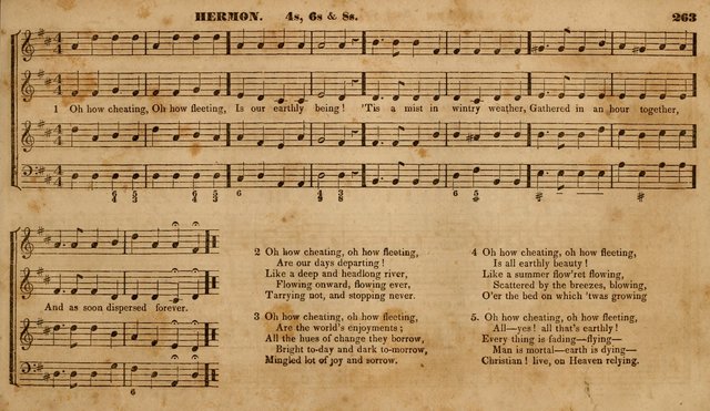 The Choir: or, Union collection of church music. Consisting of a great variety of psalm and hymn tunes, anthems, &c. original and selected. Including many beautiful subjects from the works.. (2nd ed.) page 263