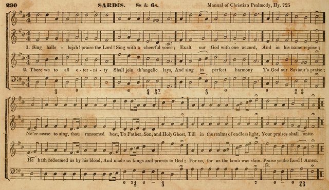 The Choir: or, Union collection of church music. Consisting of a great variety of psalm and hymn tunes, anthems, &c. original and selected. Including many beautiful subjects from the works.. (2nd ed.) page 290