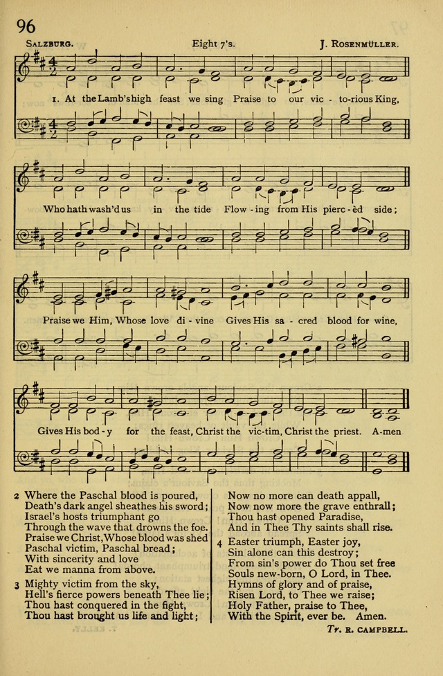 Columbia University Hymnal page 103
