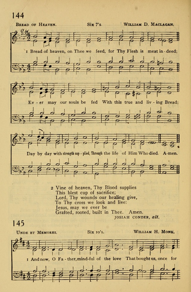 Columbia University Hymnal page 154
