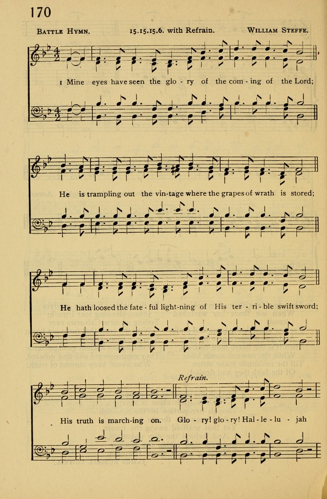Columbia University Hymnal page 180