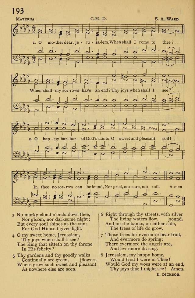 Columbia University Hymnal page 208