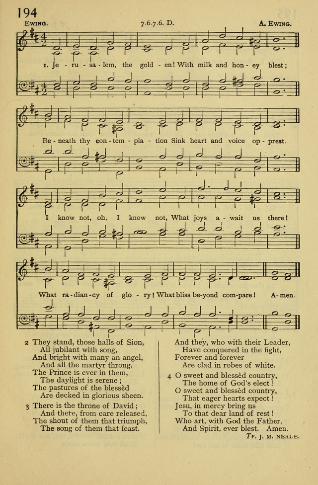 Columbia University Hymnal page 209