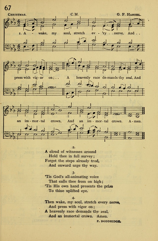 Columbia University Hymnal page 73
