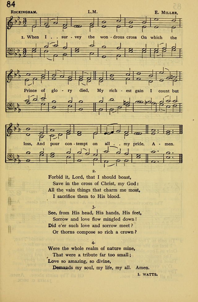 Columbia University Hymnal page 89