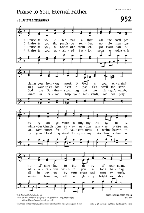 Christian Worship: Hymnal page 1011