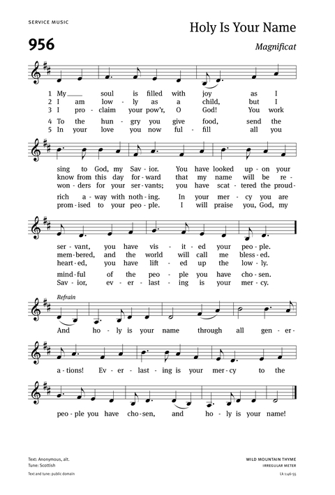 Christian Worship (2021): Hymnal page 1016