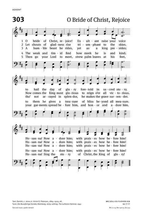 Christian Worship: Hymnal page 258