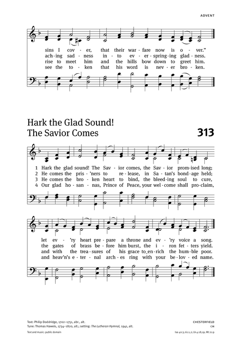 Christian Worship: Hymnal page 269