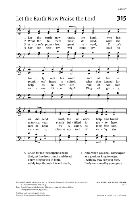 Christian Worship: Hymnal page 271