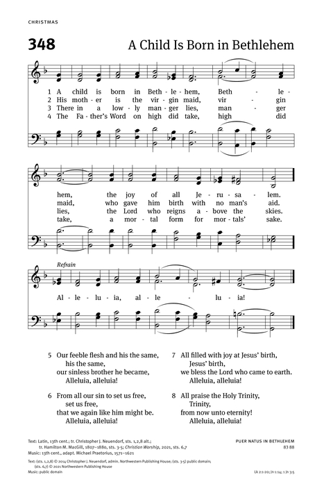 Christian Worship: Hymnal page 306