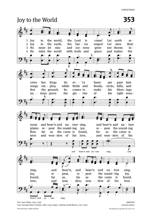 Christian Worship: Hymnal page 311