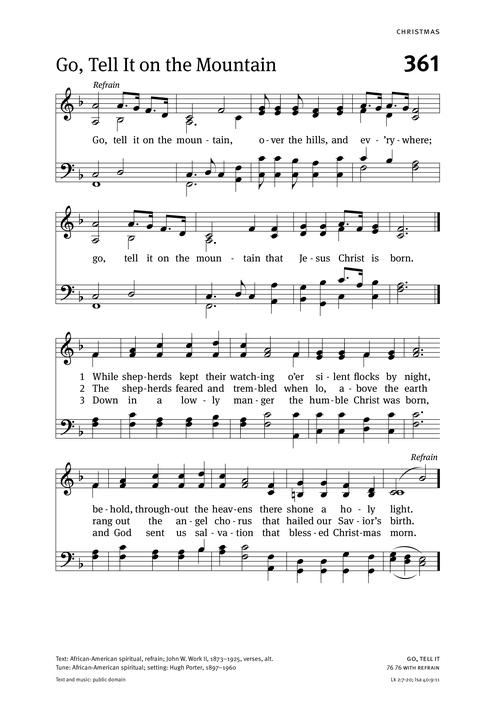 Christian Worship: Hymnal page 319