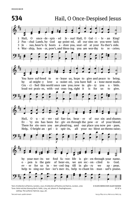 Christian Worship: Hymnal page 512