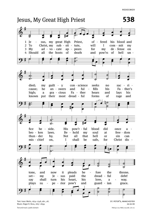 Christian Worship: Hymnal page 517