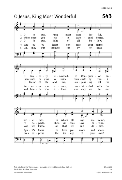 Christian Worship: Hymnal page 523