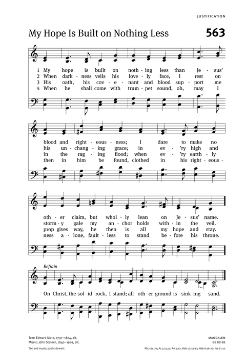 Christian Worship: Hymnal page 549