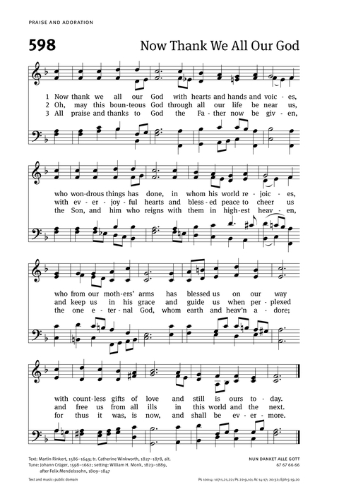 Christian Worship: Hymnal page 590