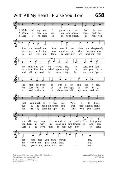 Christian Worship: Hymnal page 665