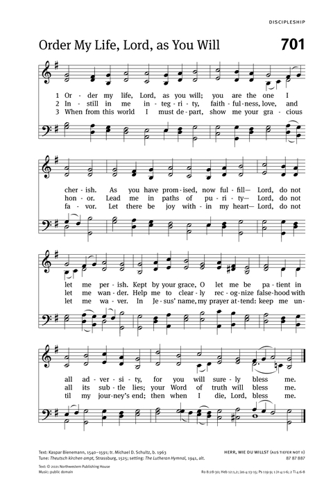 Christian Worship: Hymnal page 713
