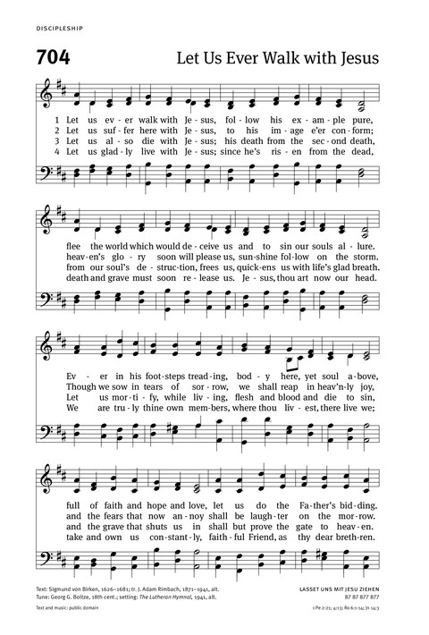Christian Worship: Hymnal page 716