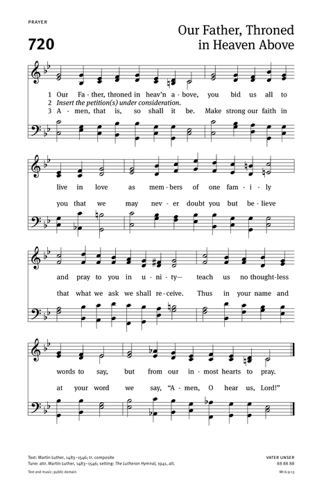 Christian Worship: Hymnal page 734