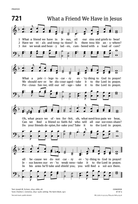 Christian Worship: Hymnal page 736
