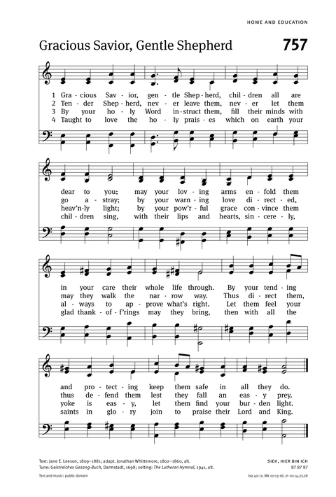 Christian Worship: Hymnal page 777