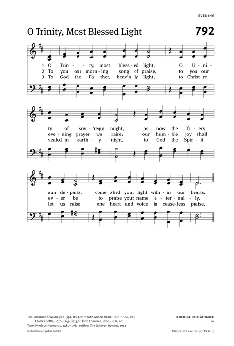 Christian Worship: Hymnal page 813