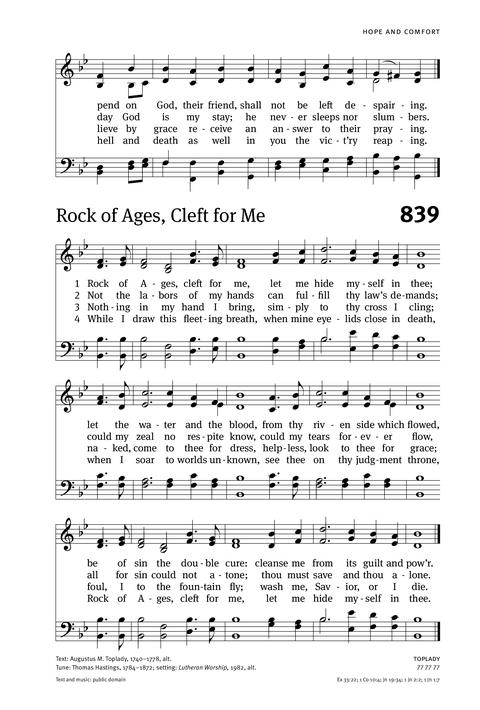 Christian Worship: Hymnal page 873