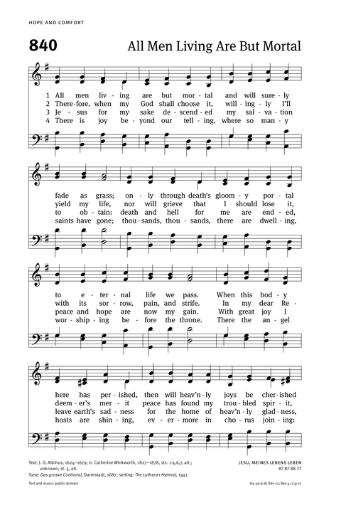 Christian Worship: Hymnal page 874