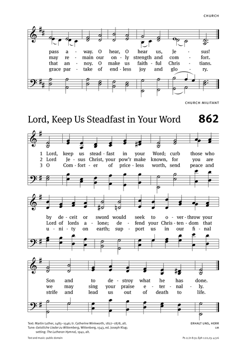 Christian Worship: Hymnal page 901