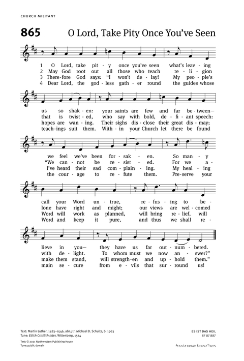 Christian Worship: Hymnal page 906