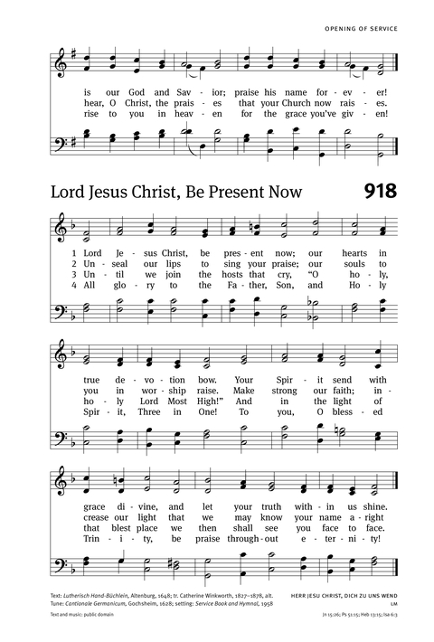 Christian Worship: Hymnal page 975