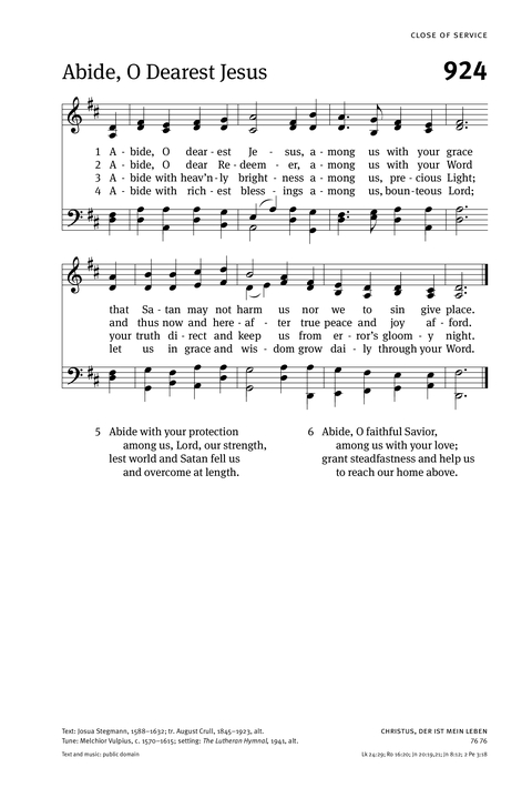 Christian Worship: Hymnal page 981