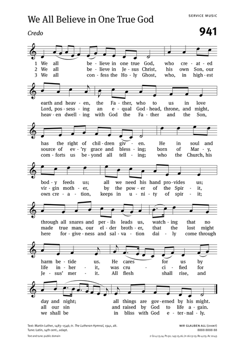 Christian Worship: Hymnal page 999