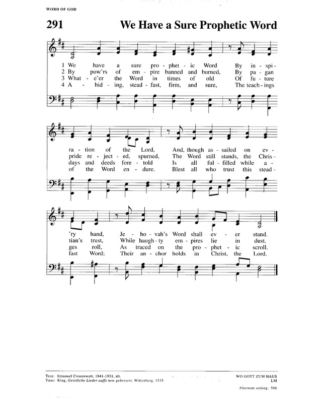 Christian Worship (1993): a Lutheran hymnal page 523