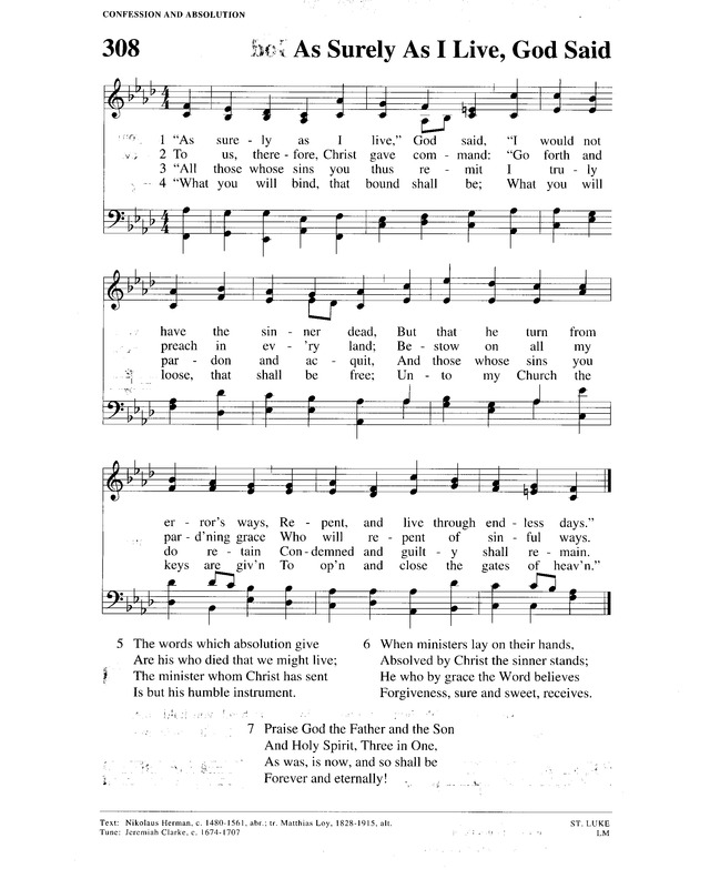 Christian Worship (1993): a Lutheran hymnal page 541